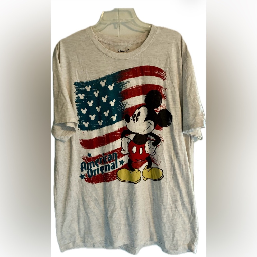 Disney Men’s Mickey Mouse T shirt 2XL Disney Mickey Mouse 2XL T shirt Patriotic
